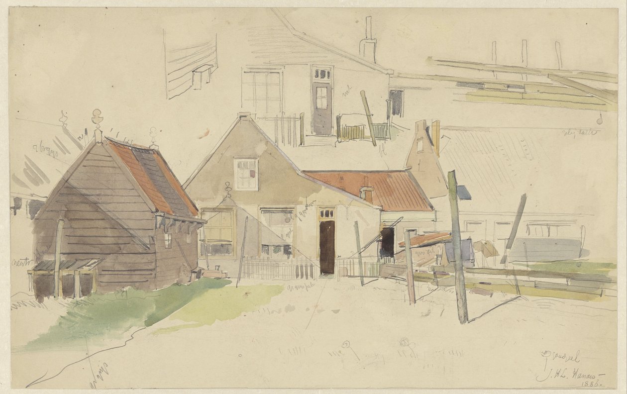 Talotutkimukset Vinkenbuurtissa, Amsterdamissa tekijältä Jan H.L. Hanau