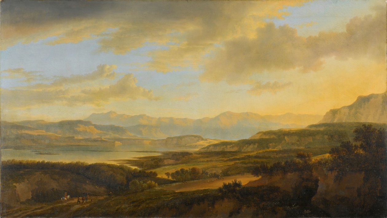 El llac de Zurichfinnish tekijältä Jan Hackaert