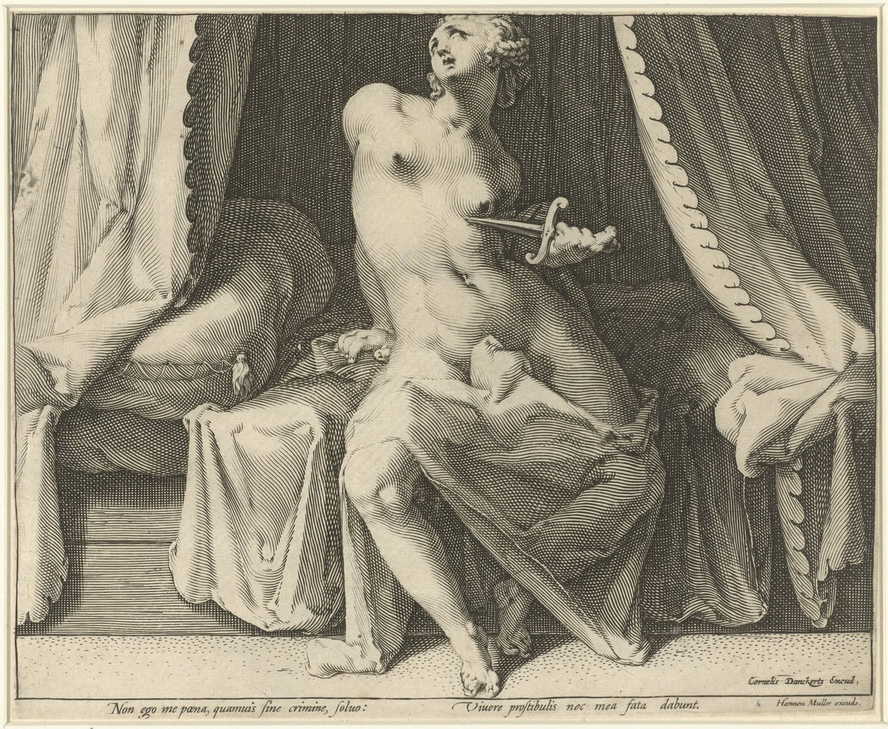 Lucretian kuolema tekijältä Jan Harmensz. Muller
