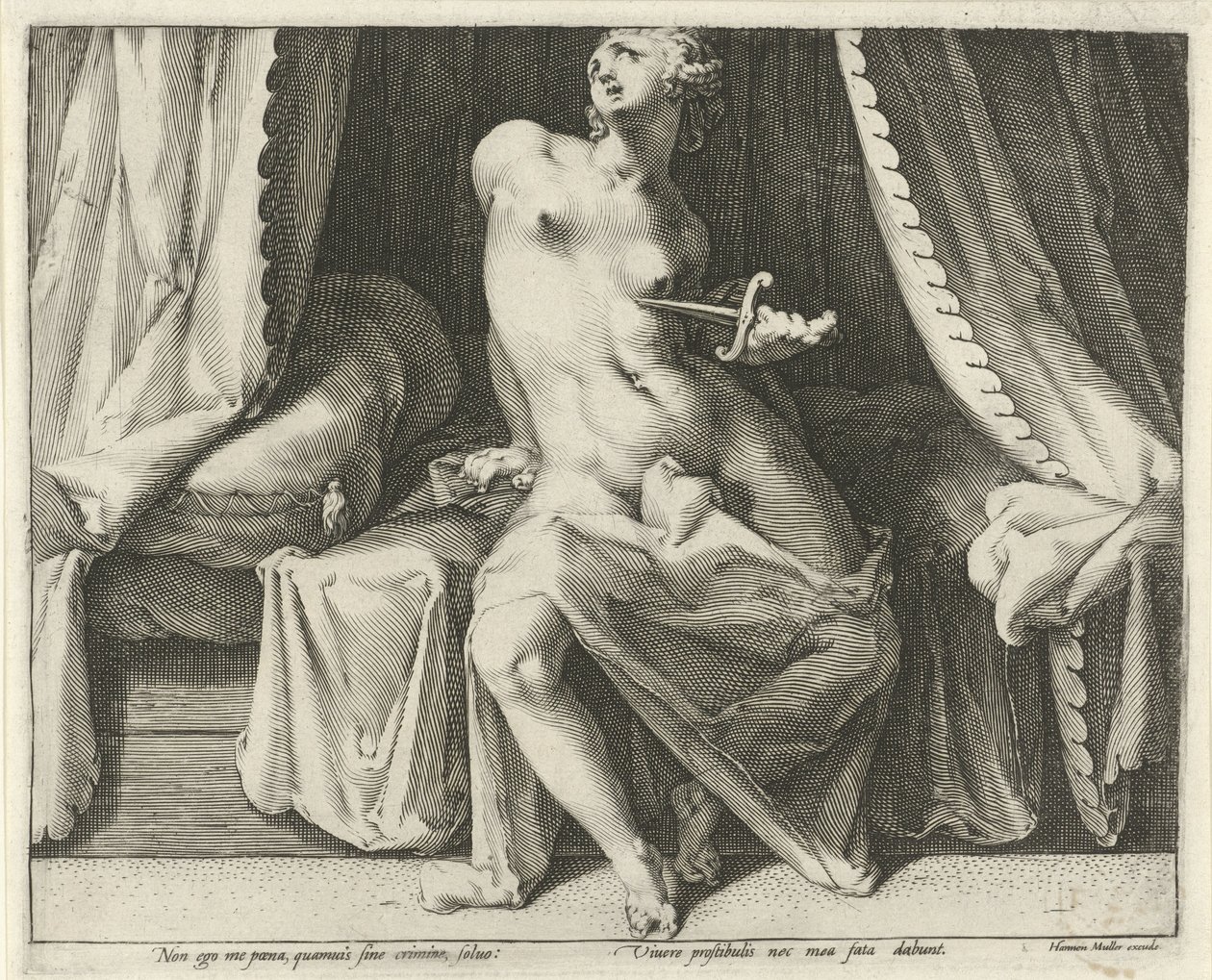 Lucretian kuolema tekijältä Jan Harmensz. Muller