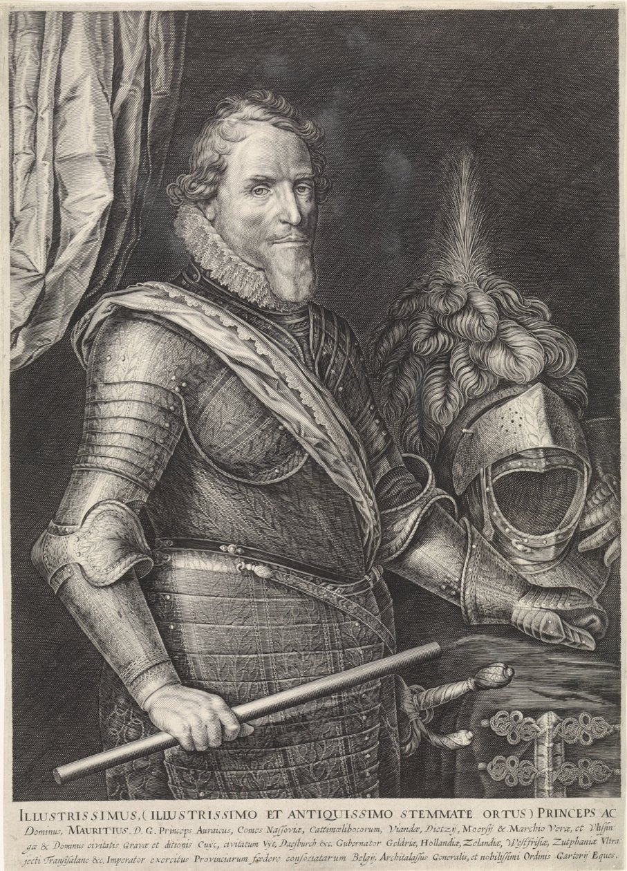 Prinssi Maurice of Orange muotokuva tekijältä Jan Harmensz. Muller