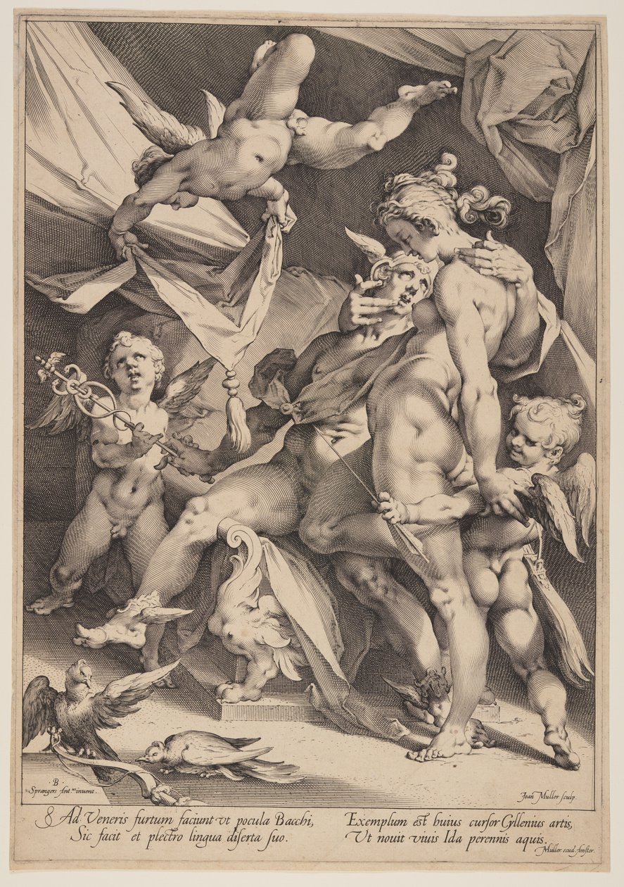 Venus ja Merkurius tekijältä Jan Harmensz. Muller