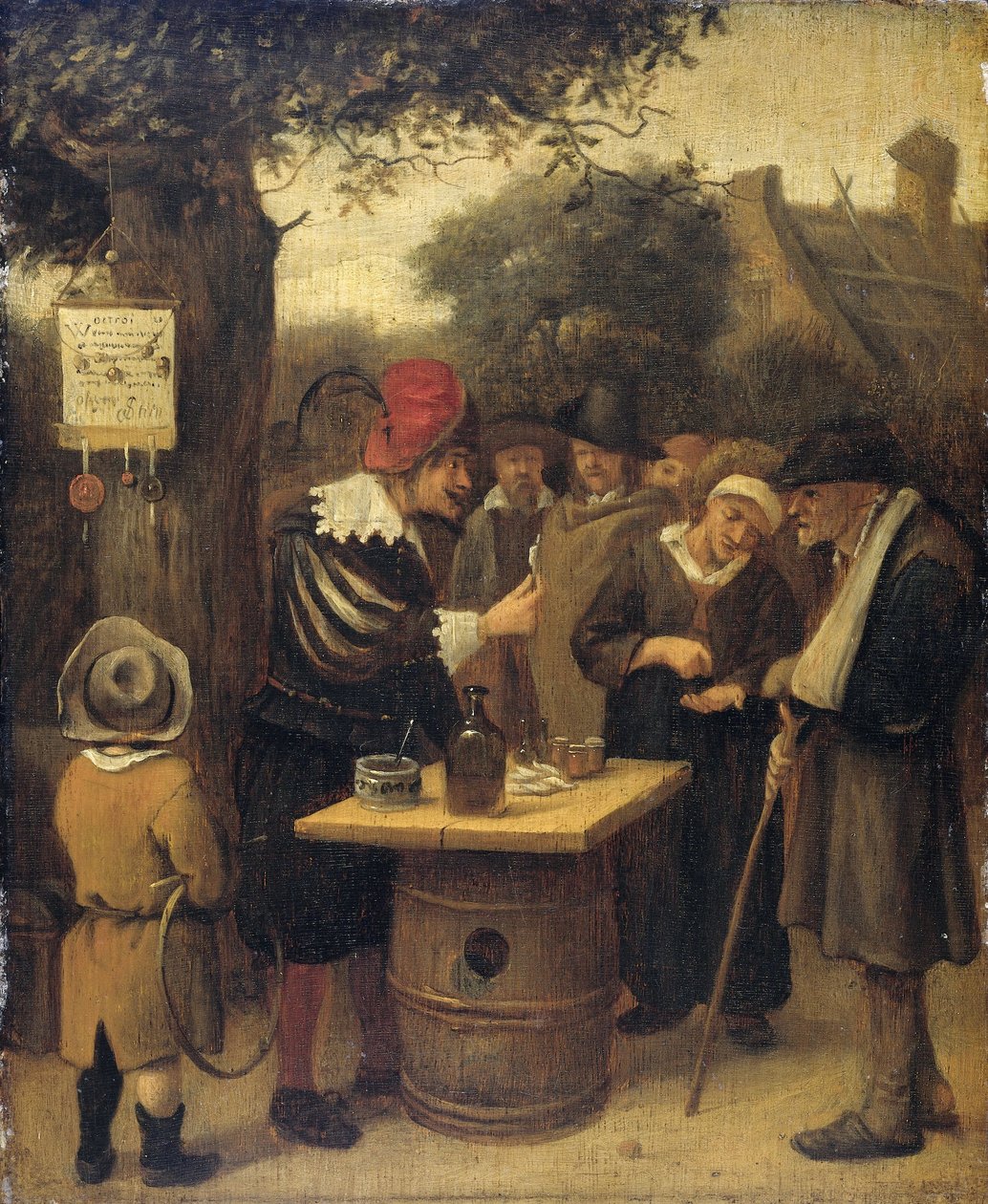 Puoskari tekijältä Jan Havicksz (attr. to) Steen