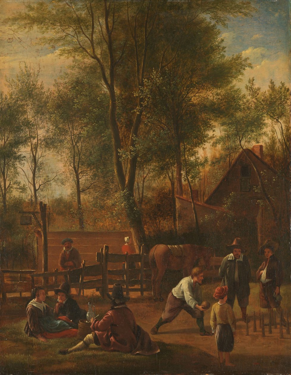 Keilaajat tekijältä Jan Havicksz. Steen (copy after)