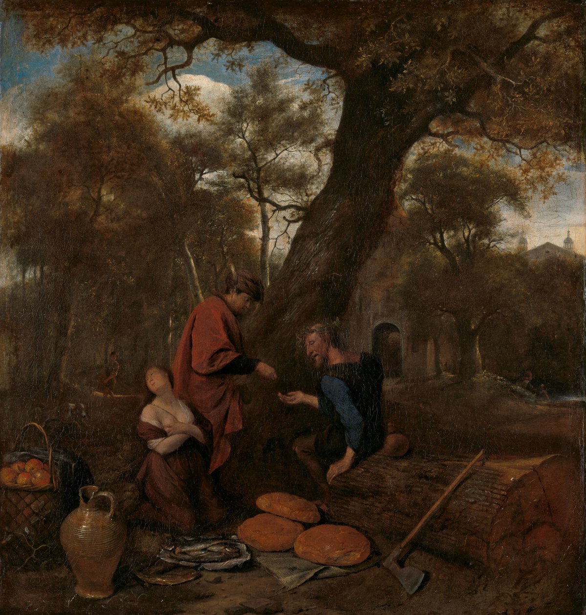 Erysichthon myy tyttärensä tekijältä Jan Havicksz. Steen