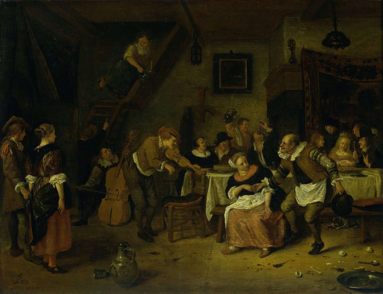 Talonpojan häät tekijältä Jan Havicksz. Steen