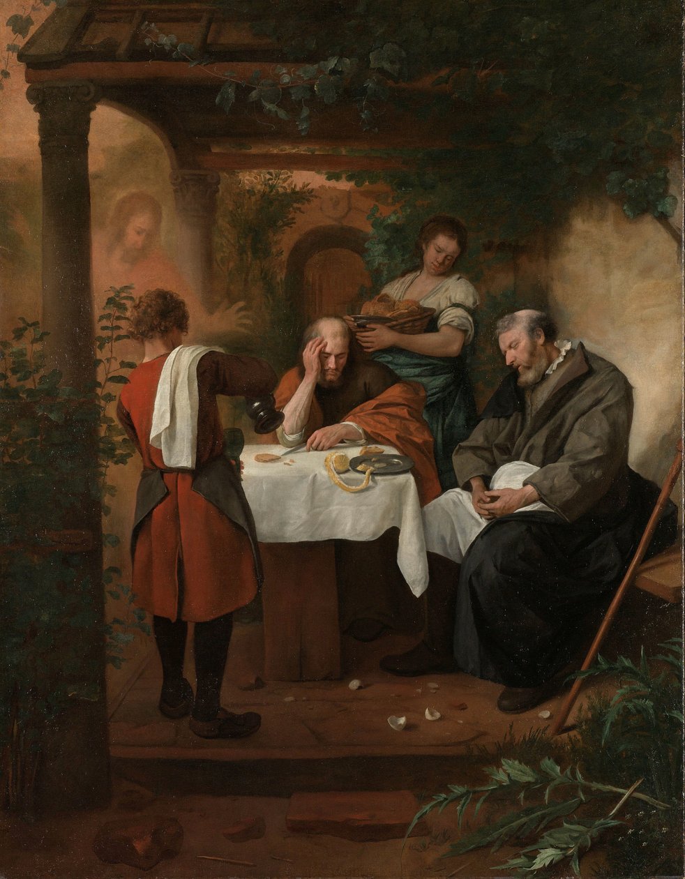 Illallinen Emmauksessa tekijältä Jan Havicksz. Steen