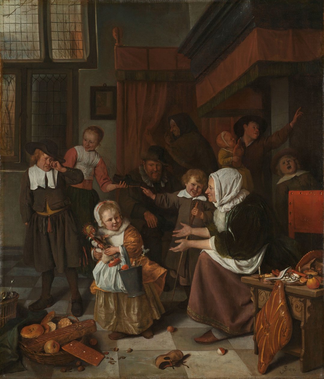 Pyhän Nikolauksen juhla Pyhän Nikolauksen juhla tekijältä Jan Havicksz. Steen