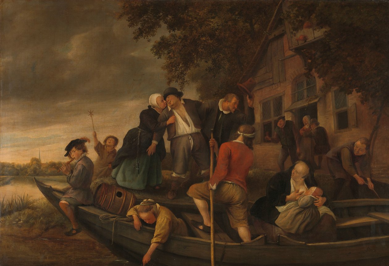 Iloista kotiinpaluuta tekijältä Jan Havicksz. Steen