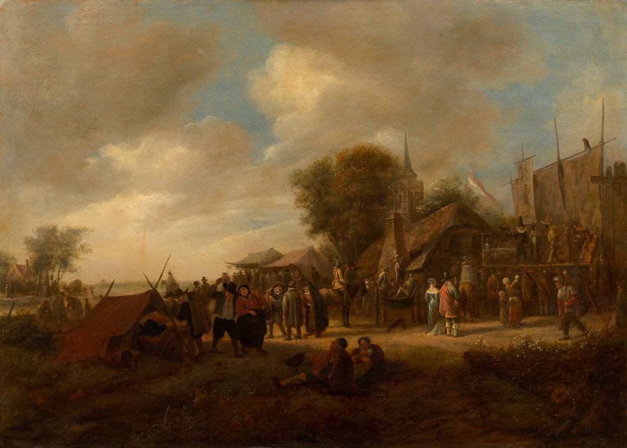 Kylämessut, n. 1650-1 tekijältä Jan Havicksz. Steen