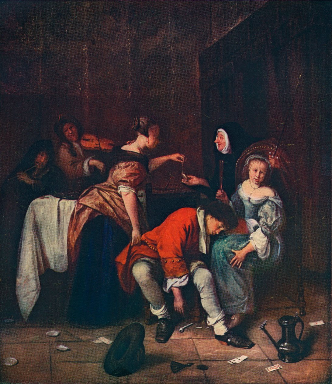Bad Company, c1665 tekijältä Jan Havickszoon Steen