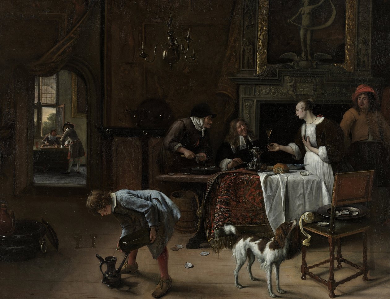 Helppo tulla, helppo mennä, 1661 tekijältä Jan Havickszoon Steen