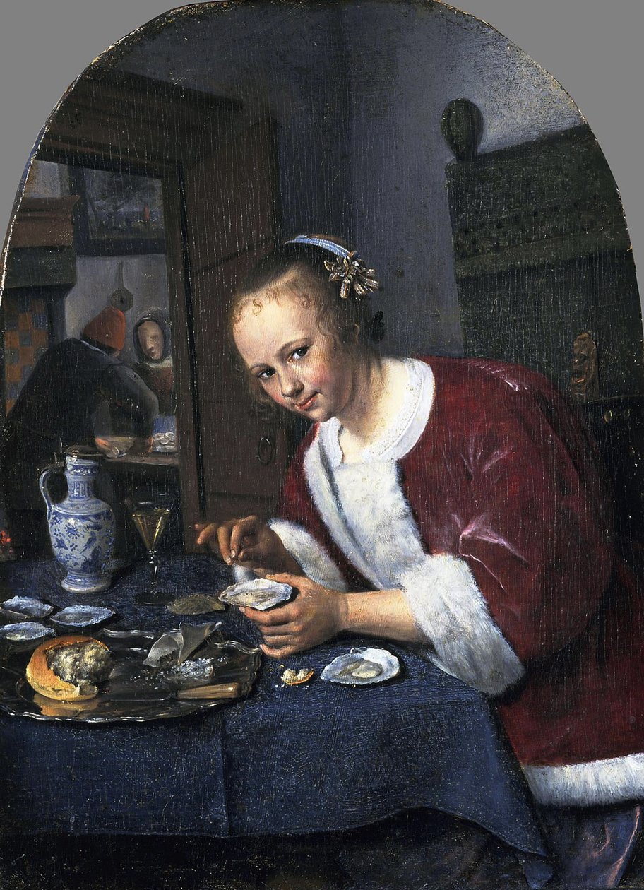 Tyttö ostereilla tekijältä Jan Havickszoon Steen