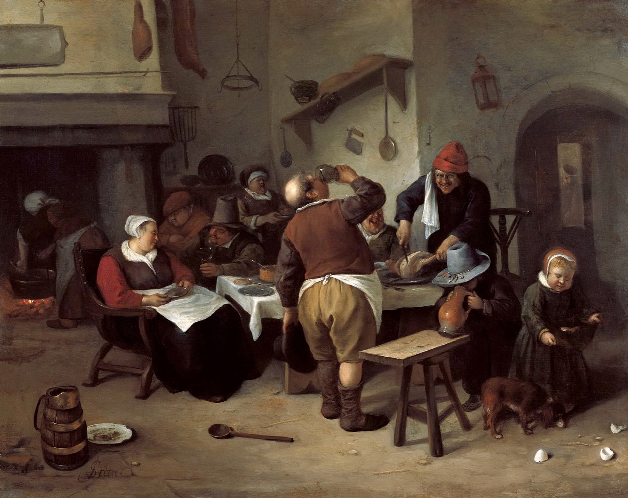 Paksu keittiö tekijältä Jan Havickszoon Steen