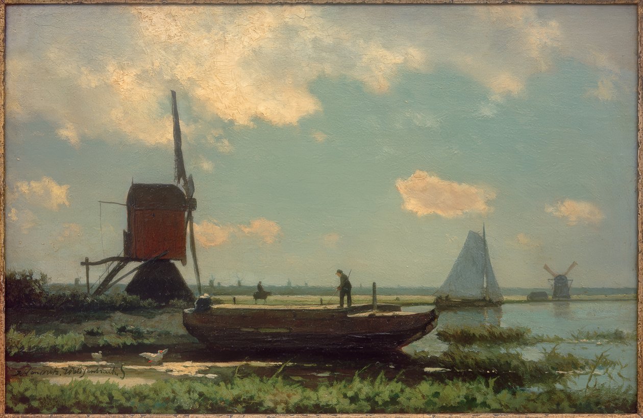 Polderlandschaft tekijältä Jan Hendrik Weissenbruch