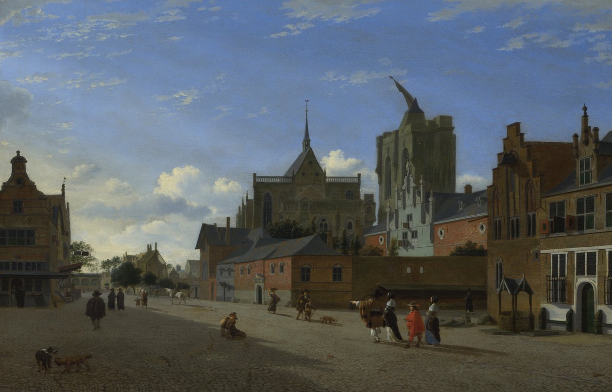 Una vista a Colònia, c. 1660 finès tekijältä Jan Heyden van der