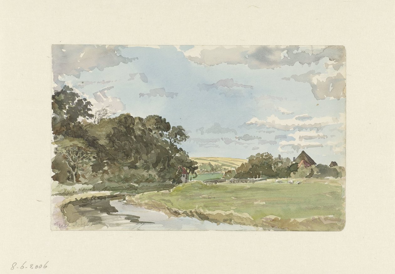 Maisema Texelillä tekijältä Jan Hoynck van Papendrecht