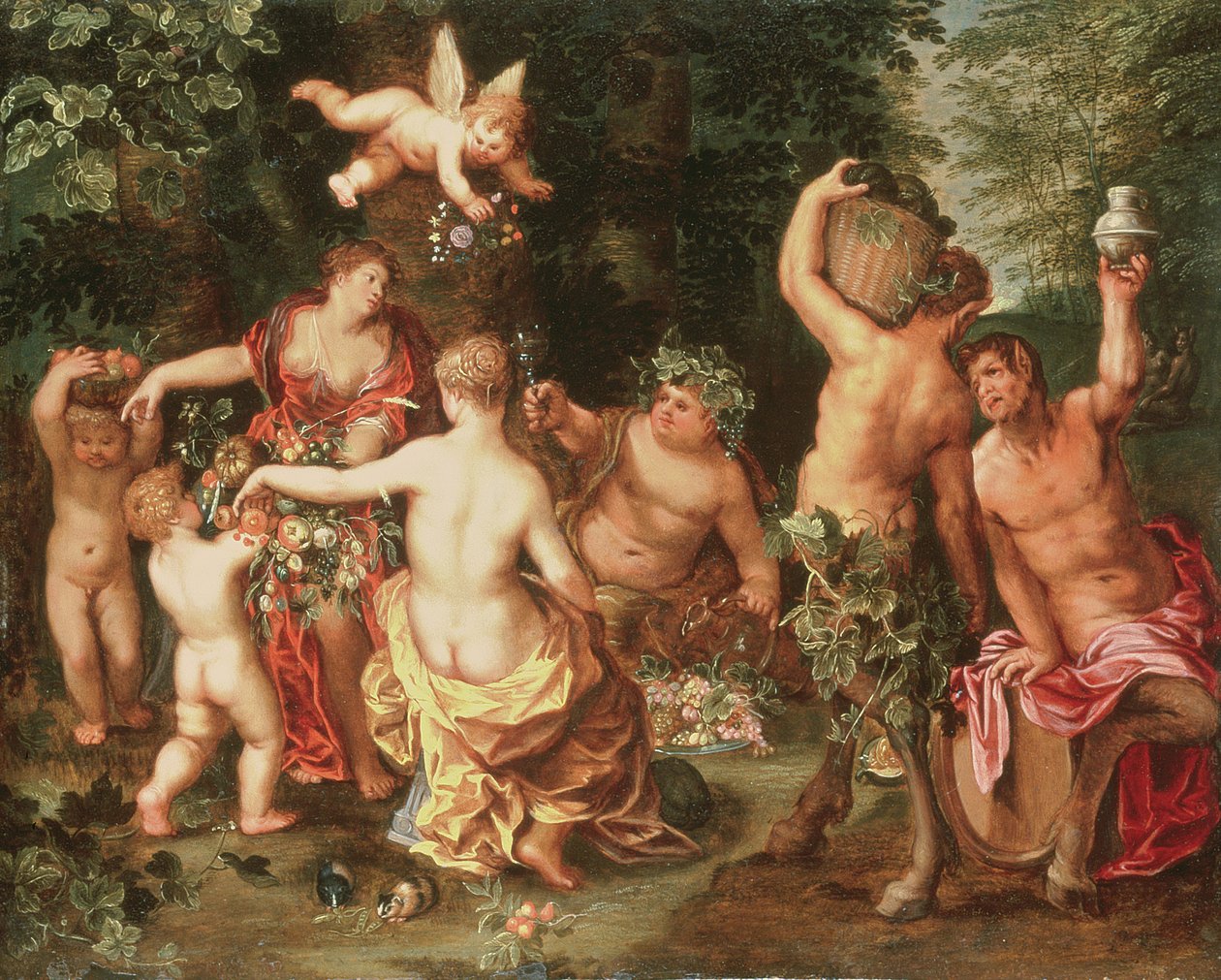 Allegoria runsaudesta tekijältä Jan II Brueghel