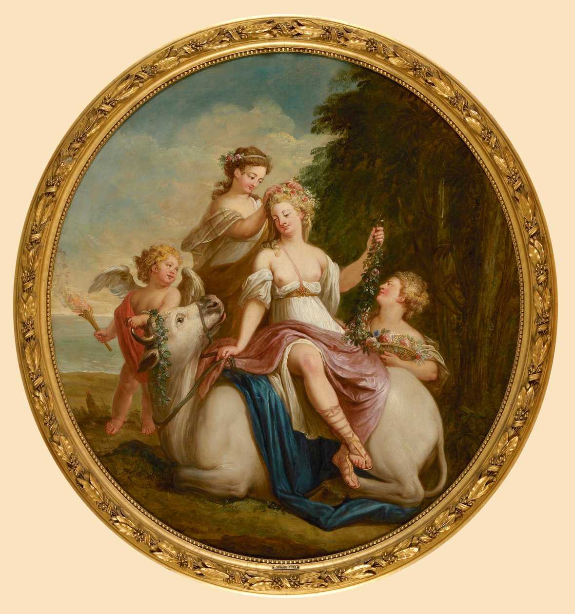 Europan raiskaus, 1723. tekijältä Jan Jakob Spoede