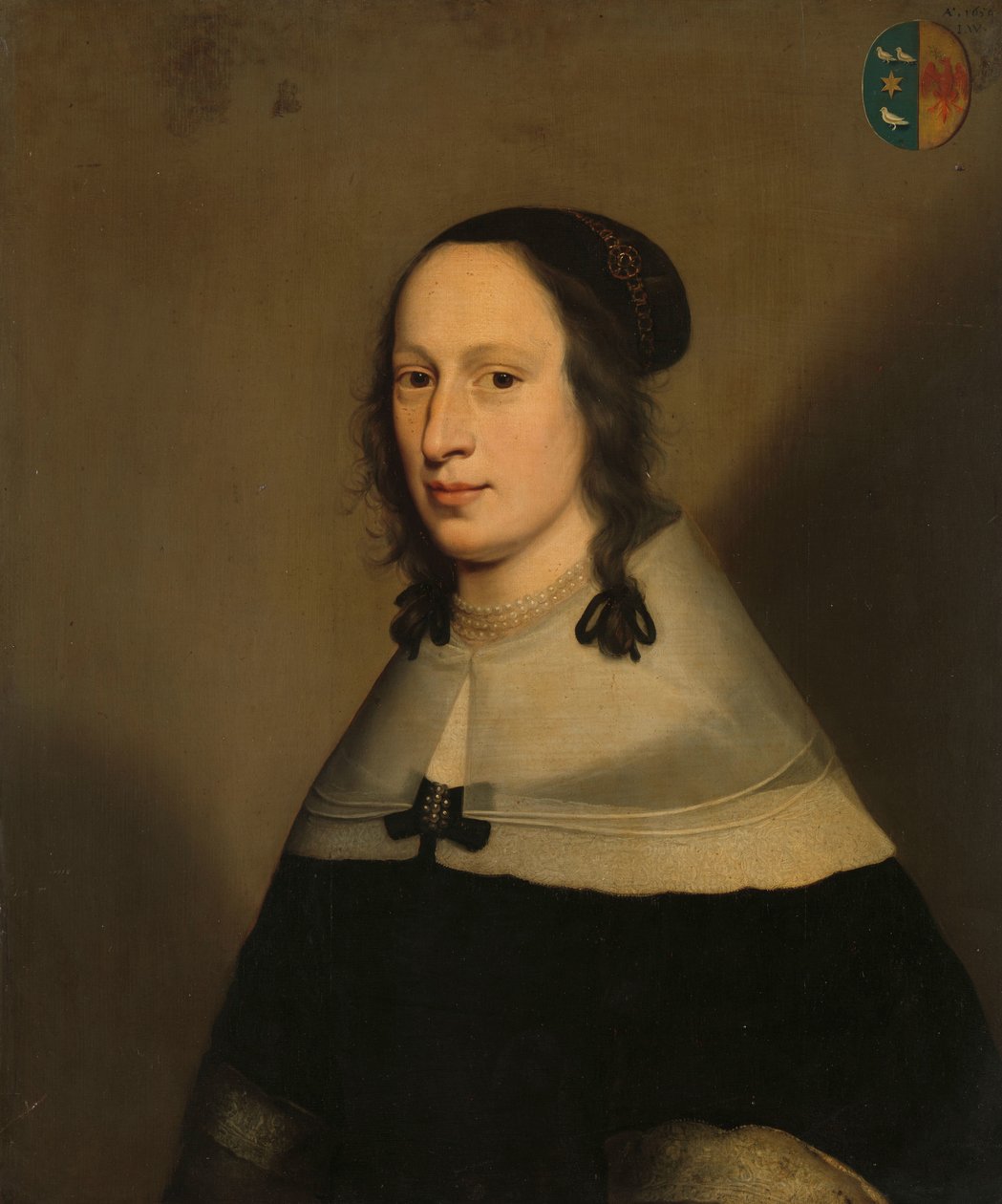 Adriaen van Persijnin vaimon Sophia van Overmeerin muotokuva tekijältä Jan Jansz. Westerbaen (I)