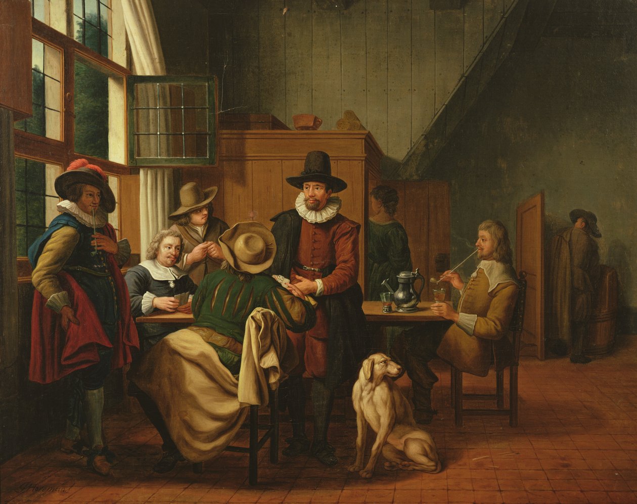 Tavernan sisustus tekijältä Jan Josef the Elder Horemans