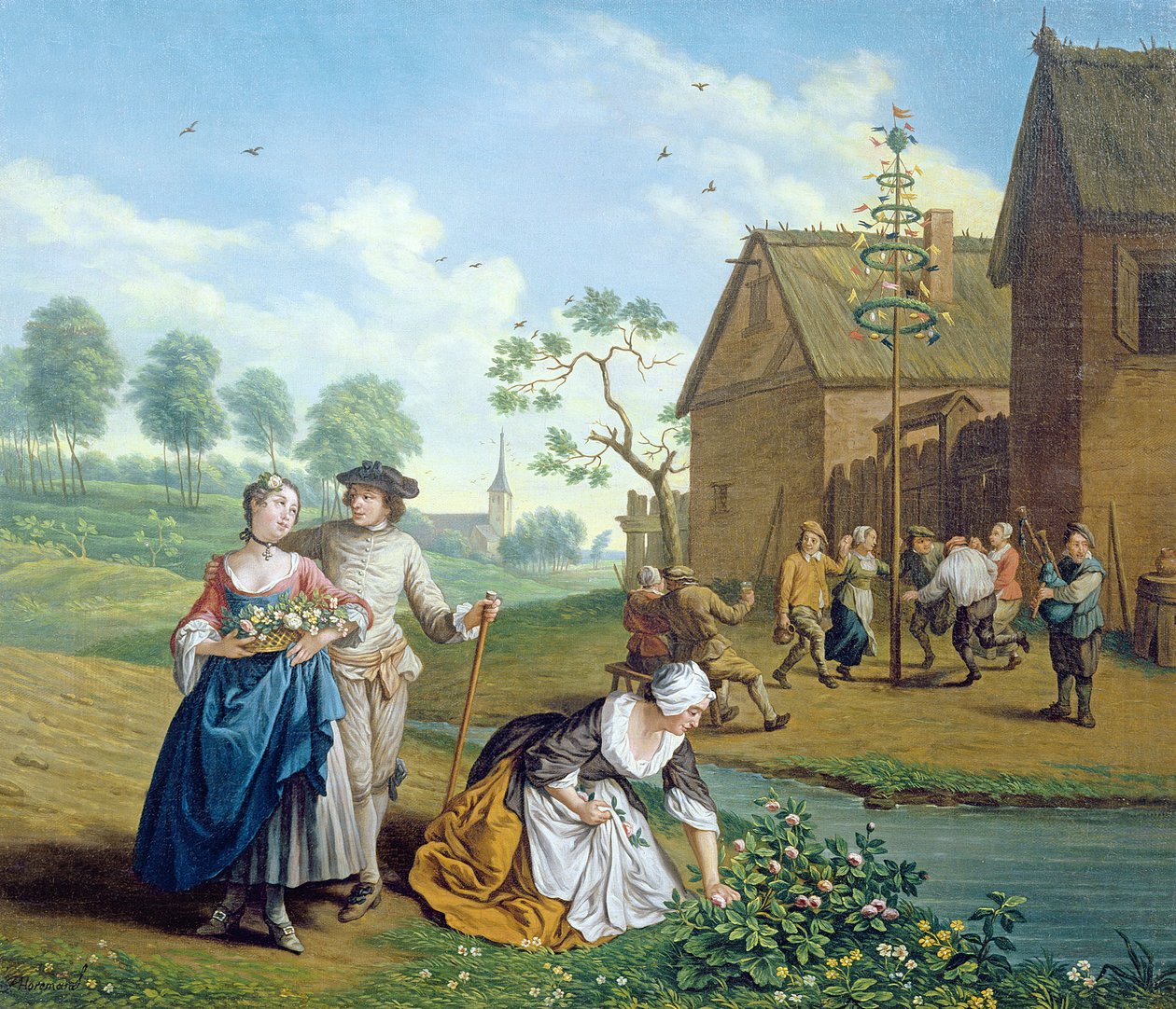 Neljä vuodenaikaa: Kevät tekijältä Jan Josef the Elder Horemans