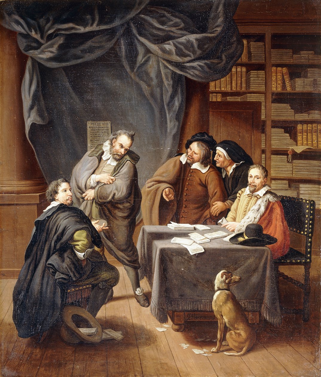 Hääsopimusten valmistelu, tekijältä Jan Josef the Younger Horemans