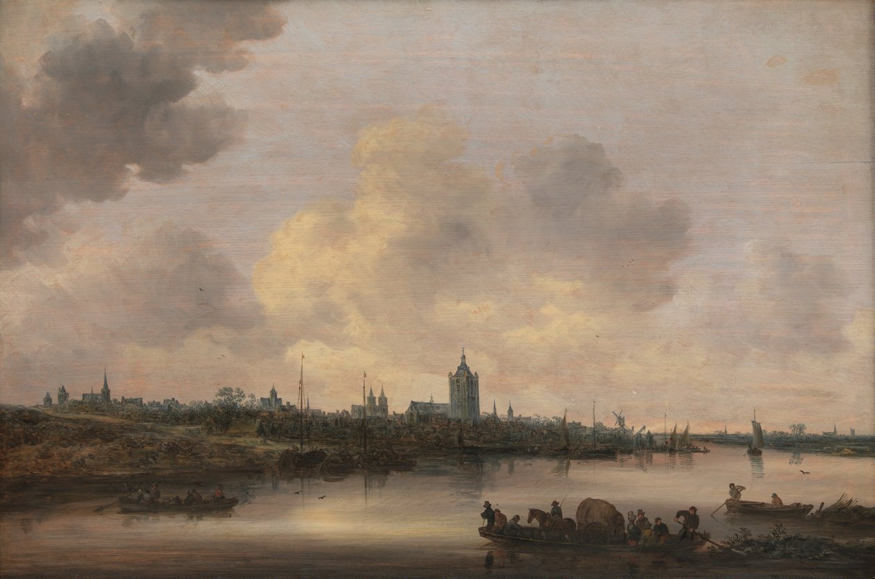 Näkymä Arnhemin kaupunkiin, 1646 tekijältä Jan Josefsz Goyen van