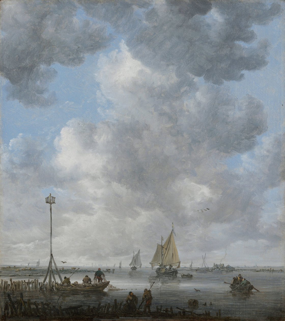 Rauhallinen - Goyen, Jan Josefsz, pakettiauto (1596-1656) - Vuosina 1645-1649 - Öljy puulle - 36,1x32,1 - Szepmuveszeti-museo, Budapest tekijältä Jan Josephsz van Goyen