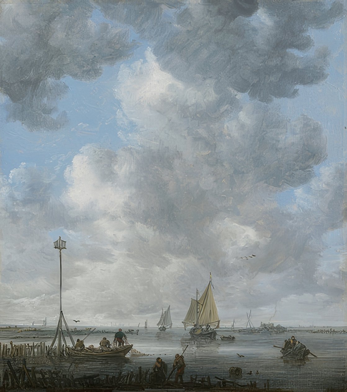 Tylsä. Noin 1646-50 tekijältä Jan Josephsz van Goyen