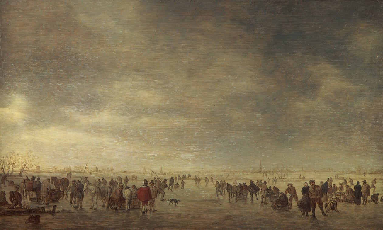 Luistelijat tekijältä Jan Josephsz van Goyen