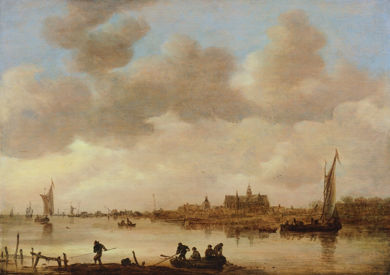 Maisema, Jan van Goyen (1596-1656) tekijältä Jan Josephsz van Goyen