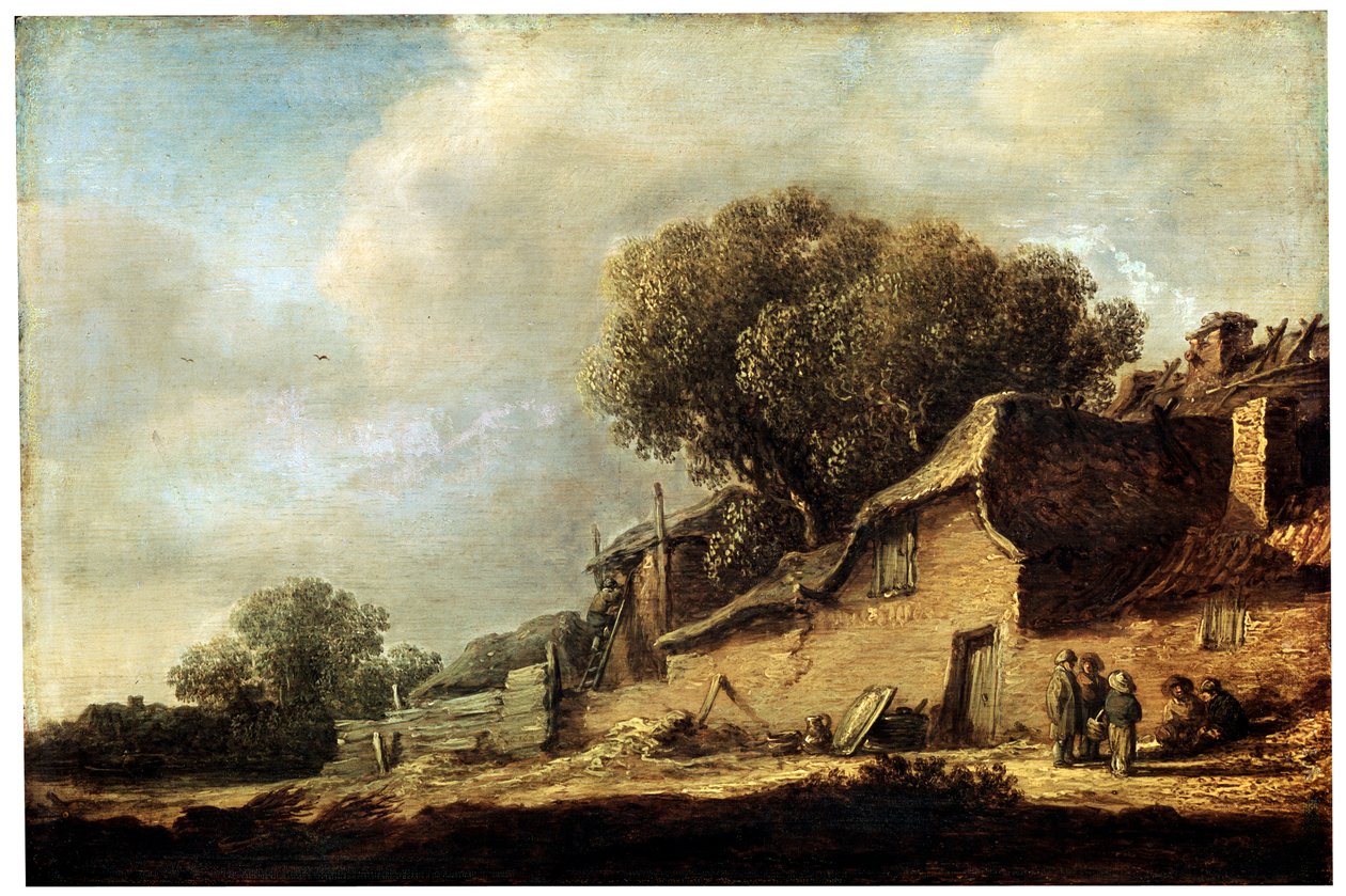 Maisema talonpojan mökillä, 1631. tekijältä Jan Josephsz van Goyen