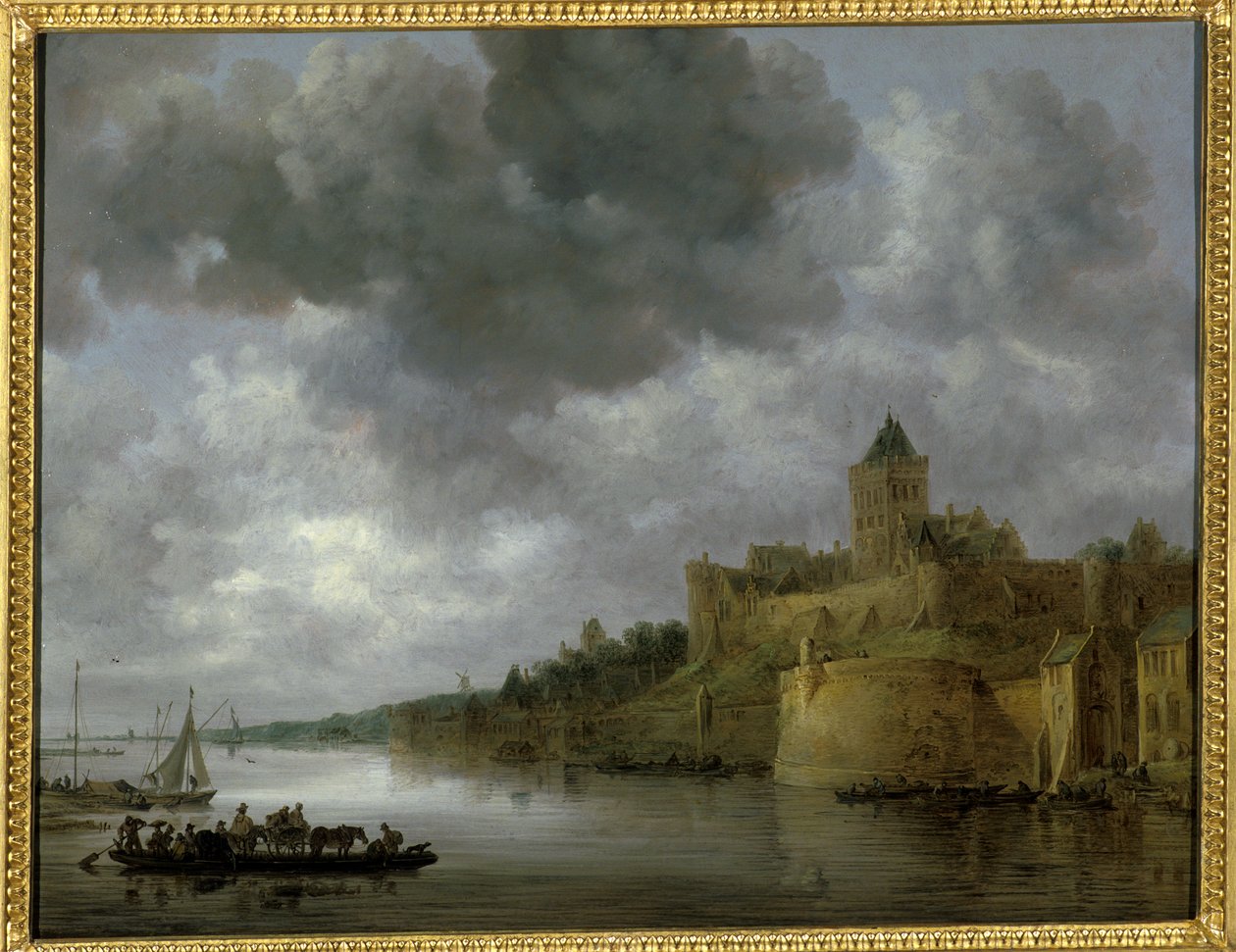 Valkhof Nymwegenissä, 1642 tekijältä Jan Josephsz van Goyen