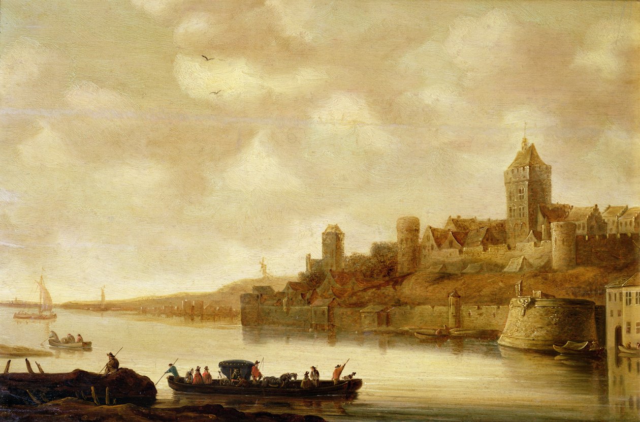 Huonekalut ja erilaiset esineet 1100- ja 1300-luvuilta tekijältä Jan Josephsz van Goyen