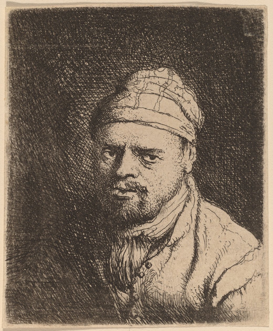 Kokin rintakuva korkkineen tekijältä Jan Lievens