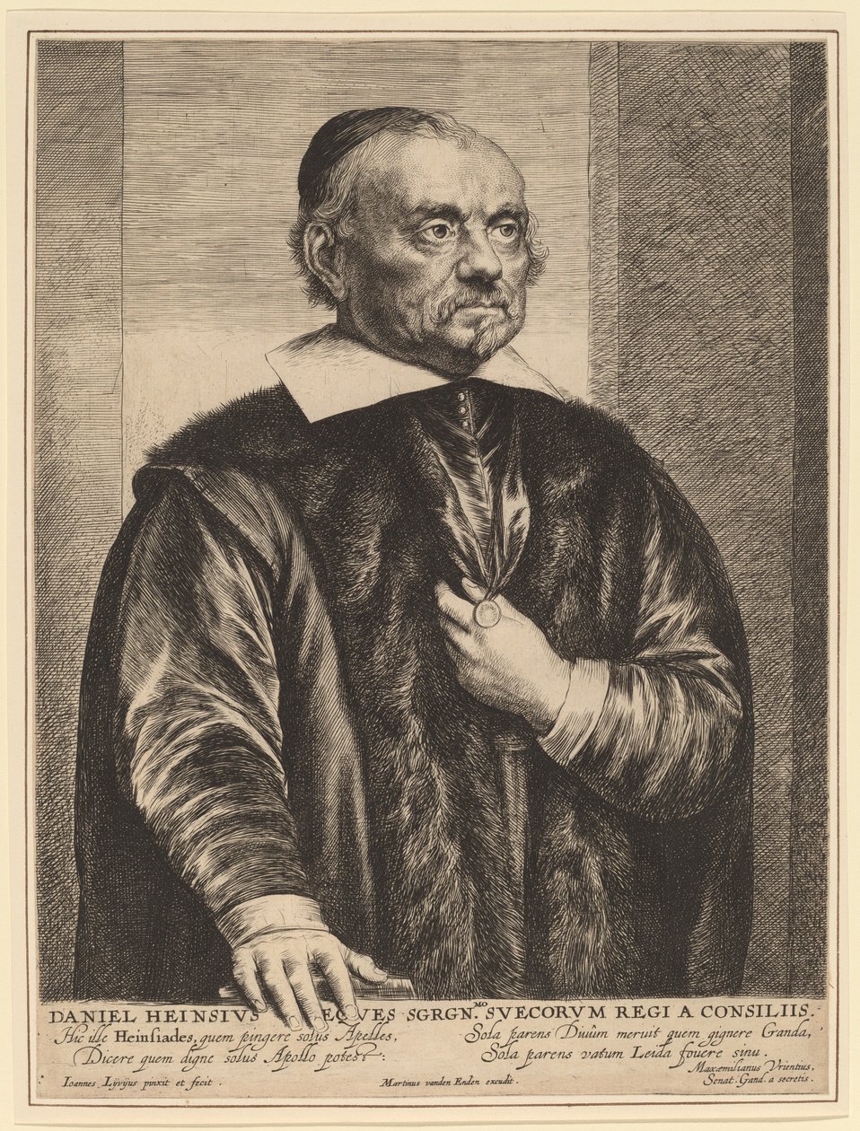 Daniel Heinsius tekijältä Jan Lievens