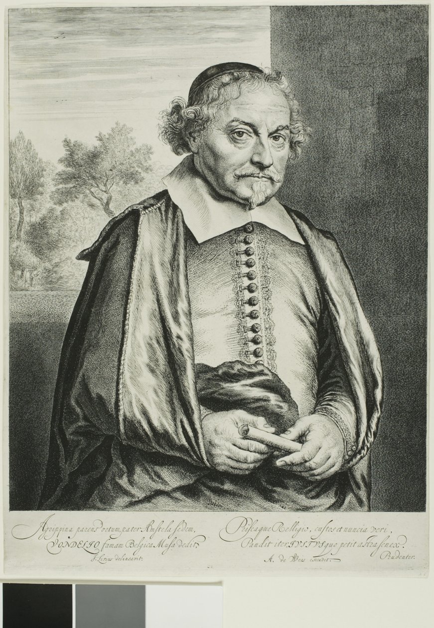 Joost van den Vondel tekijältä Jan Lievens