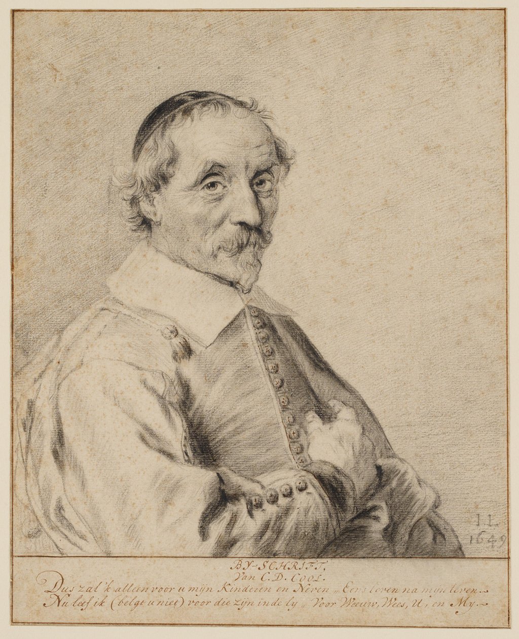 Cornelis Dircksz Coolin (n. 1593–1669) muotokuva tekijältä Jan Lievens