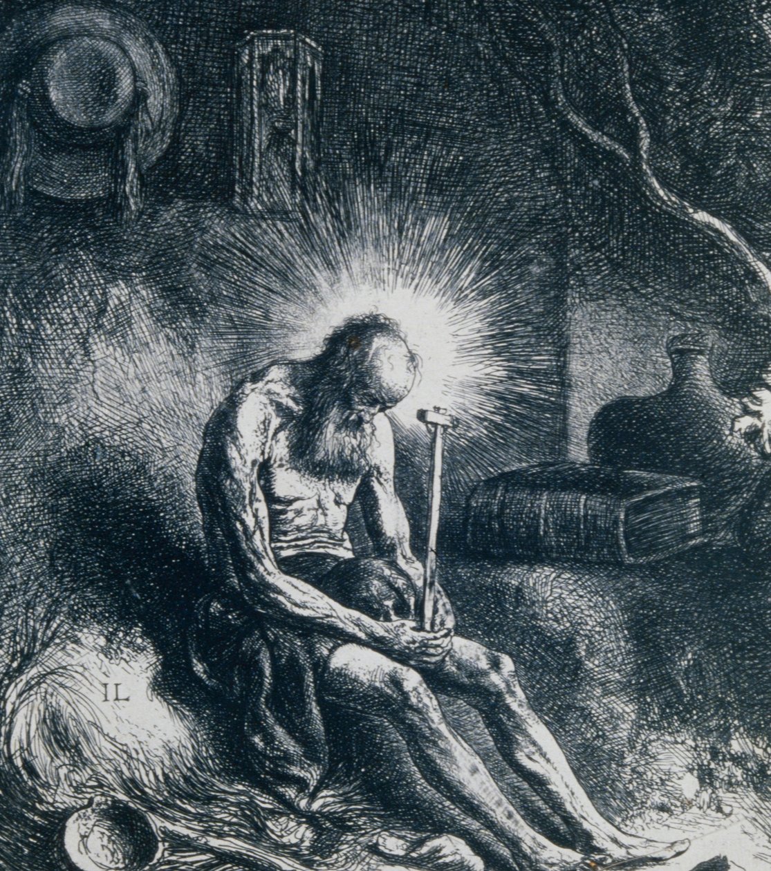 Pyhä Hieronymus tekijältä Jan Lievens