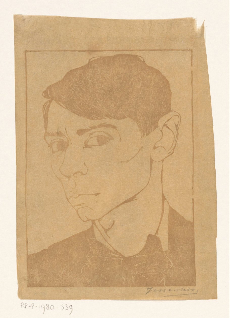 Omakuva rusetilla tekijältä Jan Mankes (signed by artist)