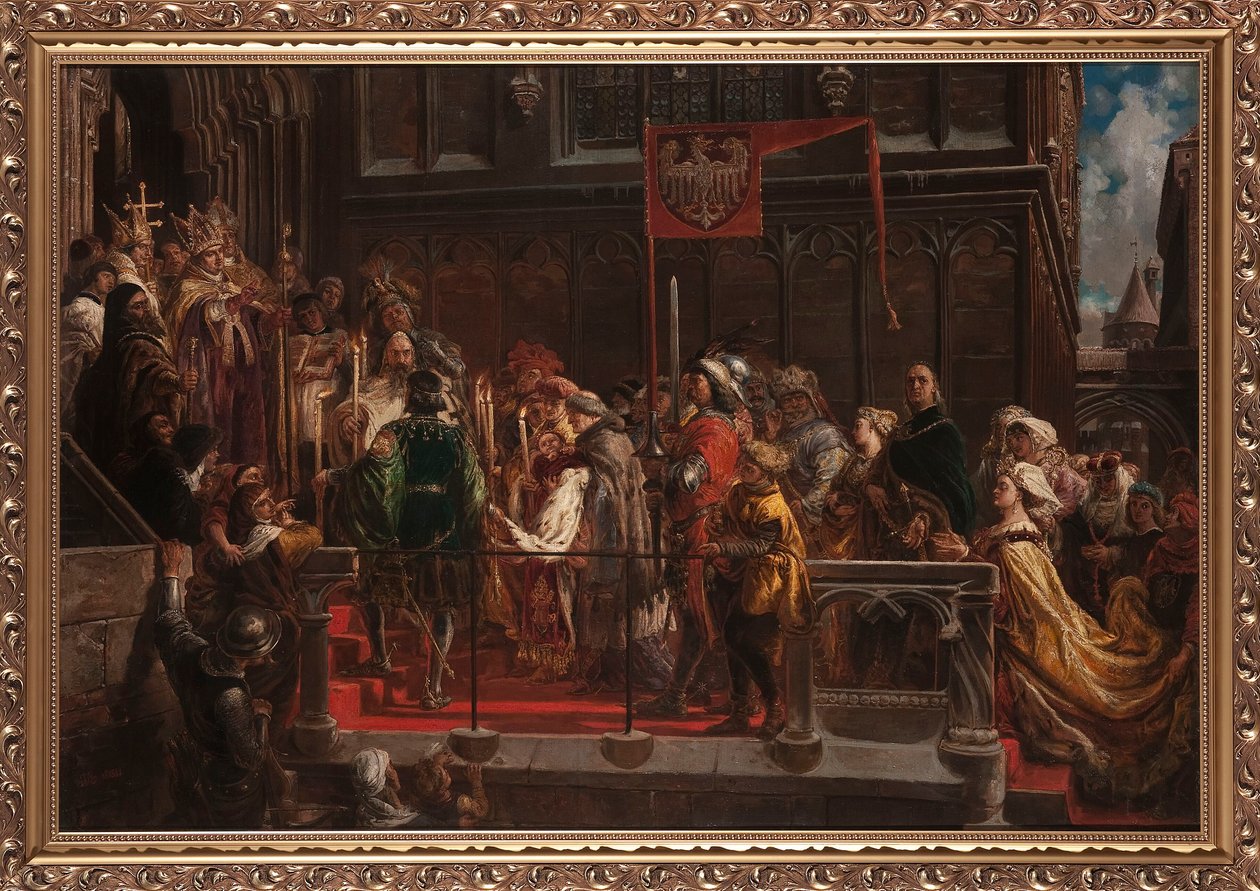 Władysław Warneńczykin kaste 18. helmikuuta 1425. tekijältä Jan Matejko