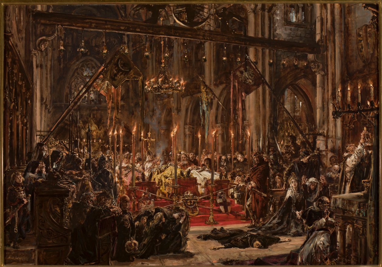 Legnican tappio. Uudelleensyntyminen. Vuosi 1241 tekijältä Jan Matejko