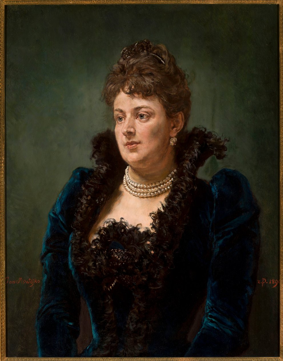 Bona Ossowieckian muotokuva tekijältä Jan Matejko