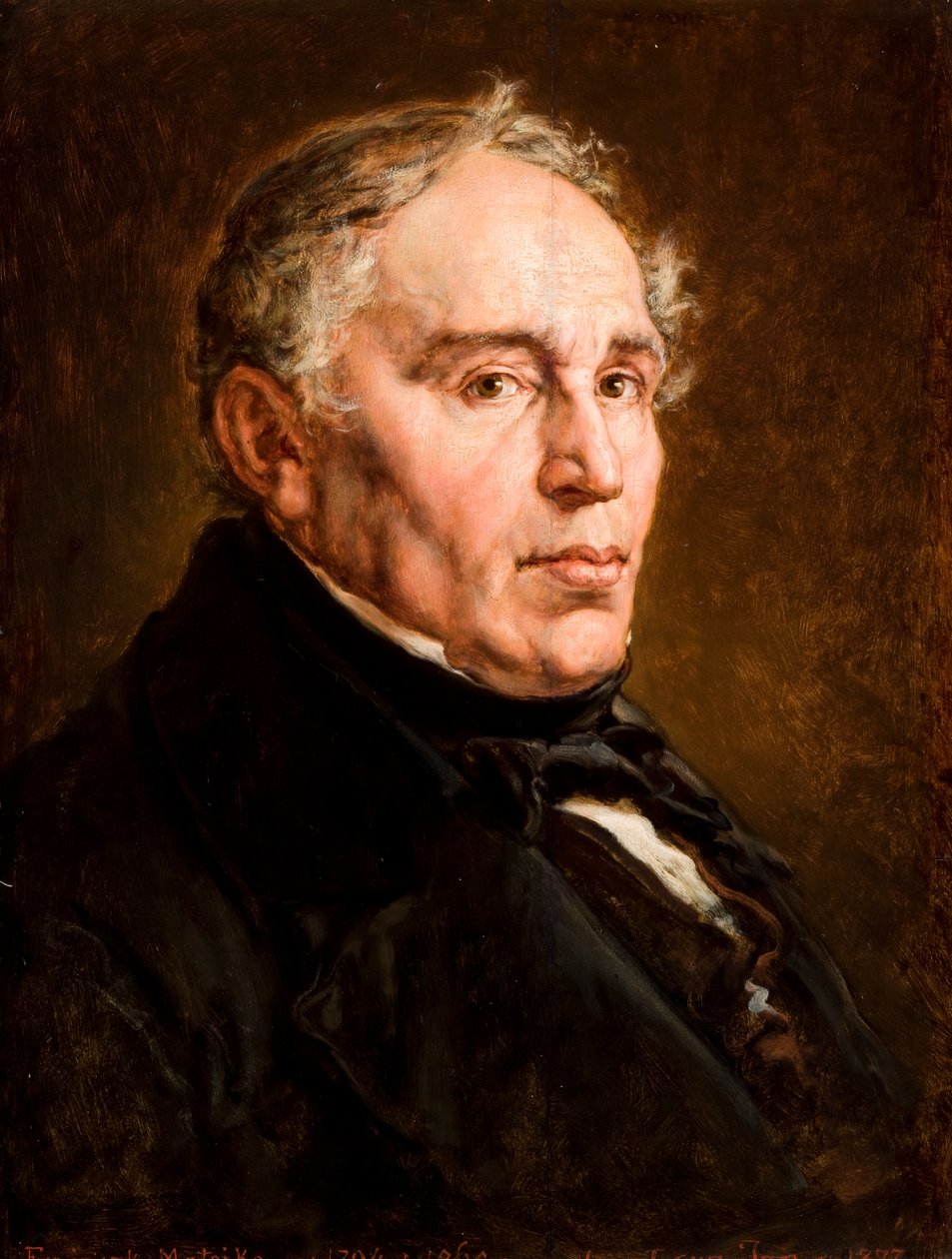 Matejka-taiteilijan isän, Franciszk Matejkan, muotokuva. tekijältä Jan Matejko