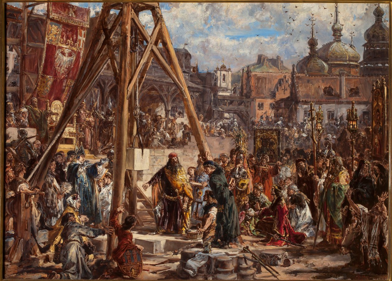 Rusin uudelleenvaltaus. Rikkaus ja sivistys. Herran vuonna 1366 tekijältä Jan Matejko