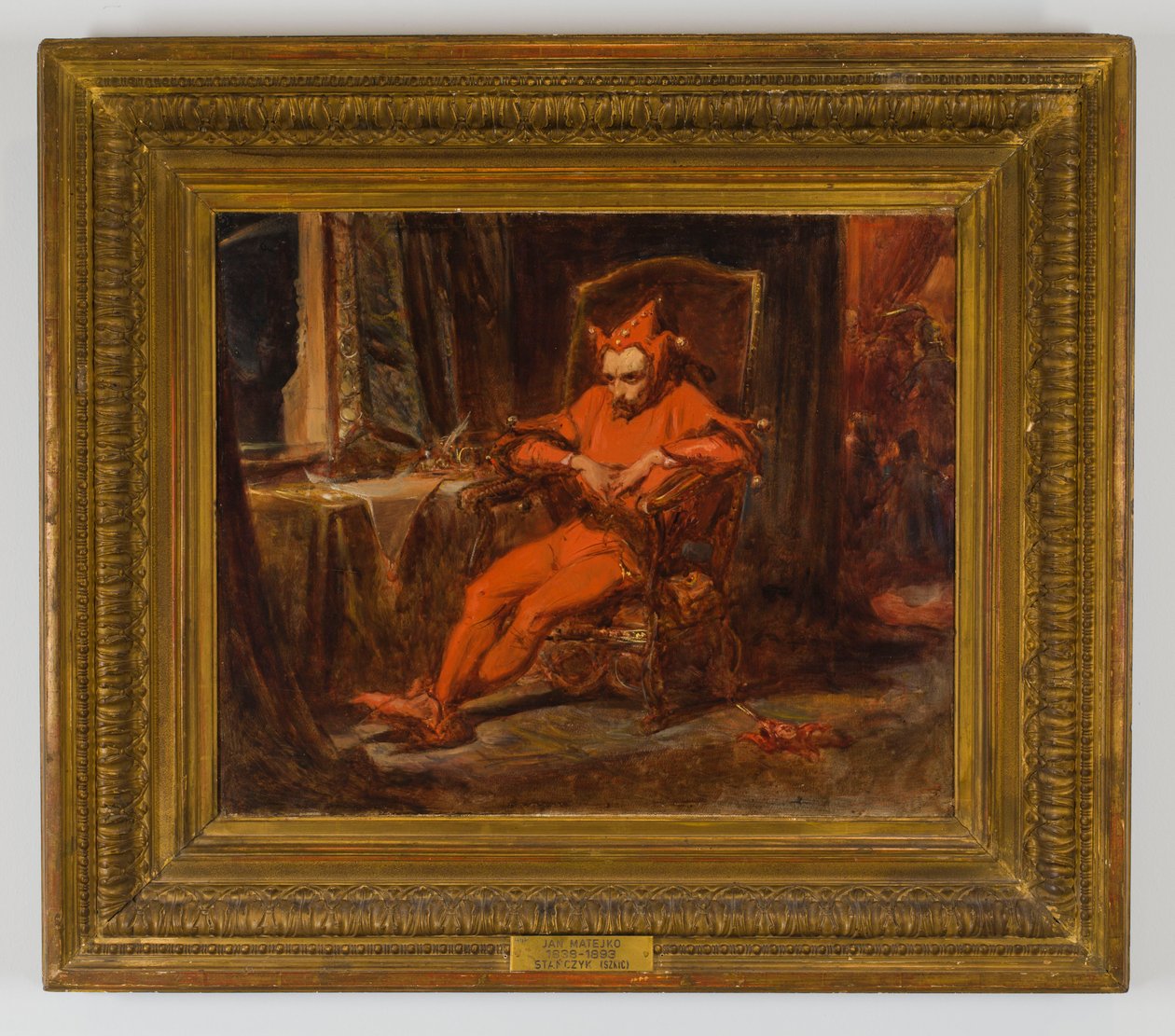 Luonnos teokseen "Stańczyk" tekijältä Jan Matejko