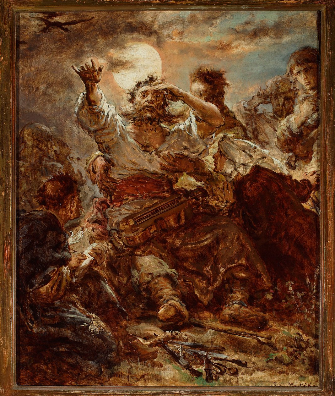 Luonnos maalaukseen "Wernyhora" tekijältä Jan Matejko