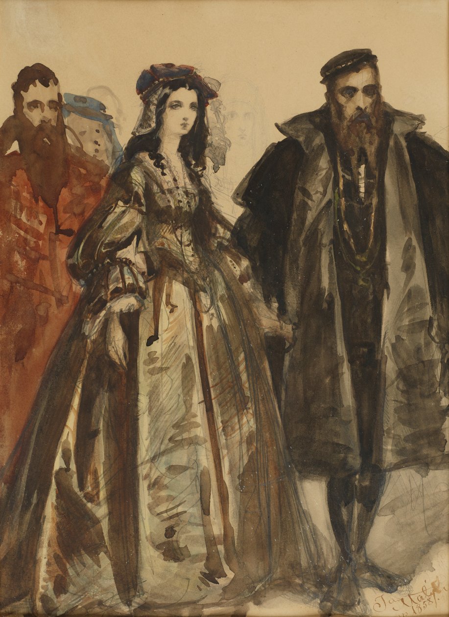 Sigismund August ja Barbara tekijältä Jan Matejko