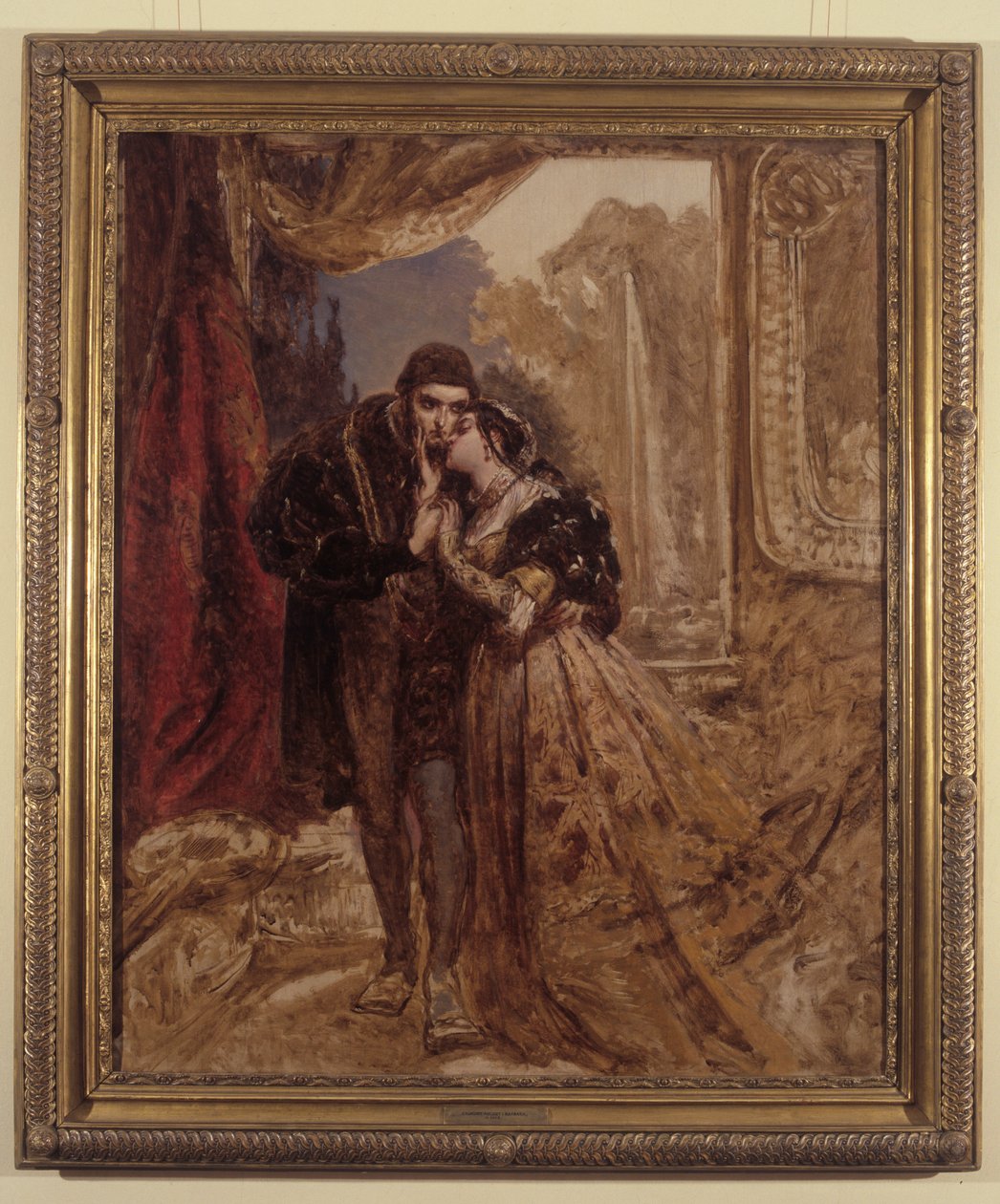 Sigismund II August ja Barbara Radziwiłł tekijältä Jan Matejko